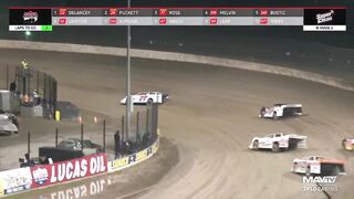 Massive Steel Block Late Model Flip | 2023 Dirt Track World Championship at Eldora Speedway