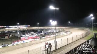 Massive Steel Block Late Model Flip | 2023 Dirt Track World Championship at Eldora Speedway