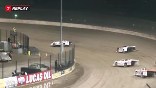 Massive Steel Block Late Model Flip | 2023 Dirt Track World Championship at Eldora Speedway