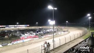 Massive Steel Block Late Model Flip | 2023 Dirt Track World Championship at Eldora Speedway