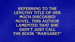 Quarterfinal #5 Final Jeopardy - Celebrity Jeopardy!