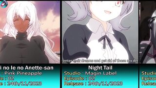 Anime in November 2023
