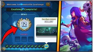 12-0 WELCOME TO GHOULSVILLE CHALLENGE | CLASH ROYALE | BEST GHOULSVILLE DECK!