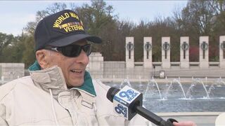 Veterans travel to DC to take part in Veterans Day ceremonies on the National Mall
