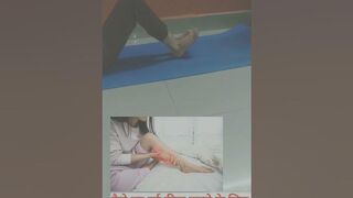 पैरो का दर्द ठीक करने के लिए रोजाना इसका अभ्यास करे✨ #yoga #yogaforbeginners #legpain #exercise