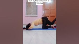 Stretching and yoga to improve digestion And Back pain????‍♀️ #shorts