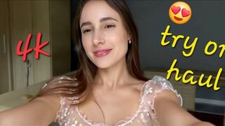 Transparent Try On Haul 2025 – Dry Vs Wet Amazon Lingerie