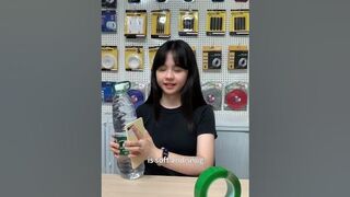 Strong transparent tape ????✨ for smooth surfaces ???? – invisible bond ????, waterproof ???? and durable ????️