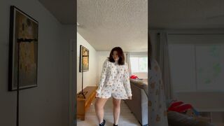 Plus-size American eagle try on haul #clothes #pjs #shorts #girls #halloween