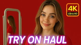 Shein 2025 Bikini Try-On Haul | 4K Transparent Lingerie & See-Through Styles