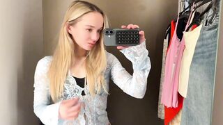 [4K USA] Try On Haul | Cute Tops & Soft Outfit Ideas