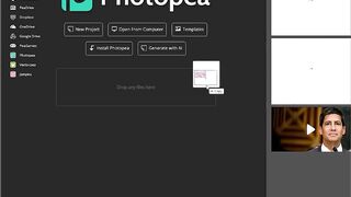 How to quickly make template transparent for your photo booth software