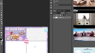 How to quickly make template transparent for your photo booth software