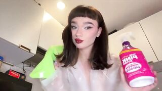 4K Transparent Clean video clean with me