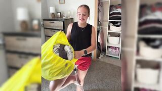 4K Micro Mini String Bikini & Tiny Bikini Try-On Haul See Everything Sheer Transparent Lingerie #003
