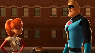 The Incredibles Be More Flexible Scene Without Music