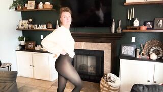 Review of Women’s Lined Tights from Amazon + Try On Size Medium