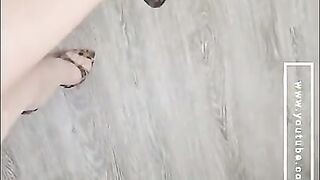Close-Up of My Seamed Stockings & Mules | Classic Vintage Style